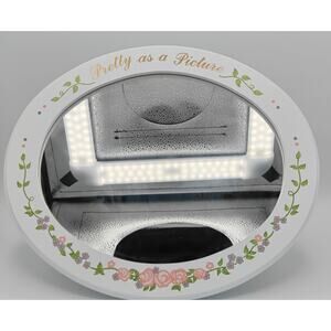 Ashton-Drake Galleries Wood Framed Mirror Pretty As A Picture 13”x11”